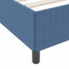 vidaXL Bedframe met matras Blauw 140 x 190 cm Stof