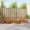 vidaXL Sofa-Sets 8 pcs Naturel Massief Acaciahout