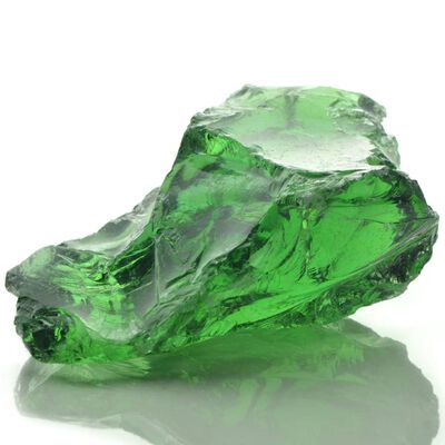 vidaXL Gabion stenen 25 kg groen 60-120 mm glas