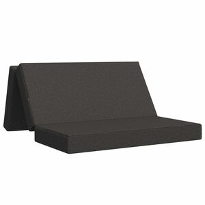 vidaXL Vouwbare Bankbed 160 x 67 x 45 cm Donkergrijs