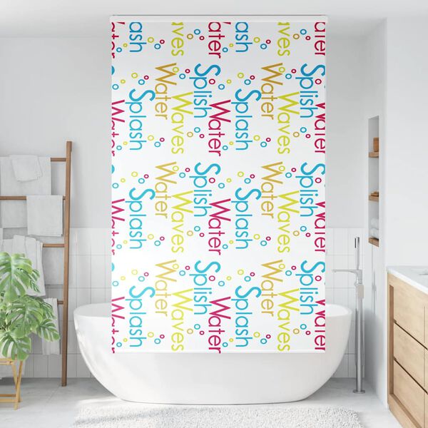 vidaXL Doucherolgordijn met cassette 130x240 cm stofbreedte 126 cm