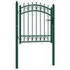 vidaXL Hekpoort EMMEN met stalen pinnen 103x97 cm groen