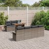 vidaXL Tuin Sofa Set met kussen 8 pcs Grijs