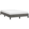 vidaXL Bedframe zonder matras 120x200 cm fluweel donkergrijs