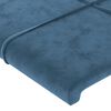 vidaXL Bedframe zonder matras 90x190 cm fluweel donkerblauw