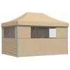 vidaXL Partytent Beige 279 x 410 x 315 cm Oxford Stof