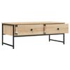 vidaXL Salontafel 101x49x39,5 cm bewerkt hout sonoma eikenkleurig