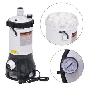 vidaXL Zwembadfilterpomp voor zwembaden 185 W 4,4 m&sup3;/u