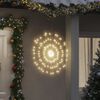 vidaXL Kerstverlichting vuurwerk 8 st 140 warmwitte LED's 17 cm
