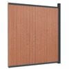 vidaXL Schuttingpaneel 173x186 cm HKC bruin