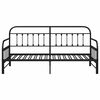 vidaXL Bedframe voor een daybed Zwart 107 x 203 cm Staal