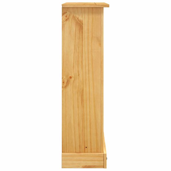 vidaXL Boekenkast grenenhout met 3 planken Corona-stijl 80x29x100 cm