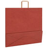 vidaXL Papieren zakken 250 st met hengsels 54x15x49 cm rood