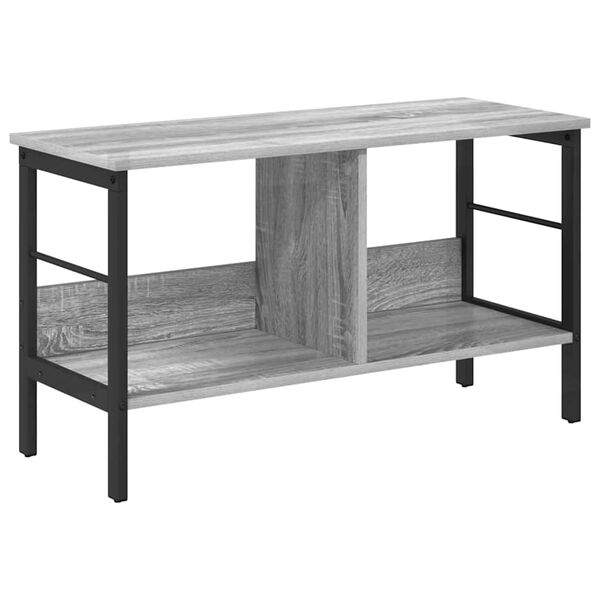 vidaXL Boekenkast Grijs Sonoma 82 x 32 x 47 cm Bewerkt hout