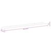 vidaXL Wandschappen 2 st 100x9x3 cm grijs