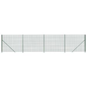 vidaXL Draadgaashek met flens 1,8x10 m groen