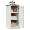 vidaXL Badkamerkast met plank VIGO Wit en Antiek Wit 37,5 x 34 x 80 cm