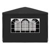 vidaXL Partytent 3x3 m antracietkleurig