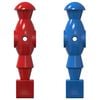 vidaXL Tafelvoetbalspelers 22 st Blauw en Rood 2,4 x 2,1 x 9,7 cm PP
