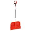 vidaXL Sneeuwschep 136 cm aluminium rood