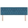 vidaXL Hoofdbord met hoofdeinde Donkerblauw 144 cm Nep Leer