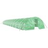 vidaXL Tuinkas met stalen frame 120 m&sup2; 24x5x2,3 m groen