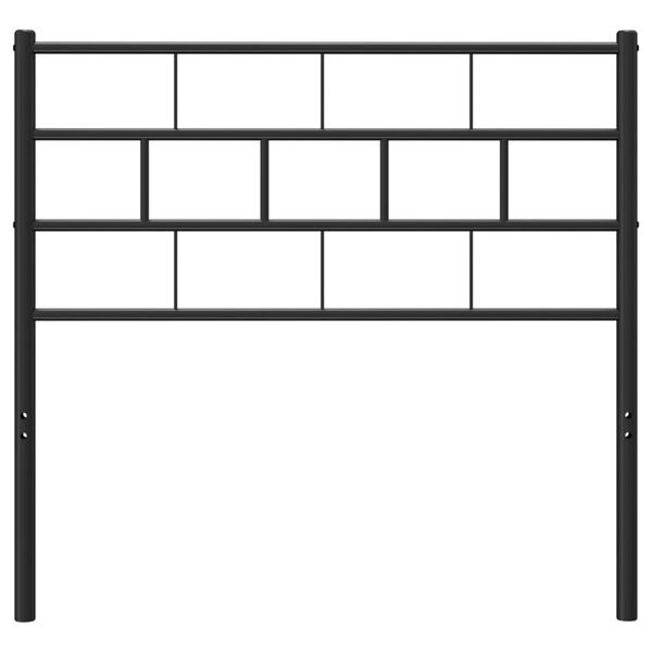 vidaXL Hoofdbord 107 cm metaal zwart