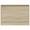 vidaXL Schoenenkast 80x21x57 cm bewerkt hout sonoma eikenkleurig