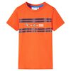 Kindershirt 140 donkeroranje