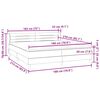 vidaXL Boxspring met matrassen fluweel roze 180x210 cm