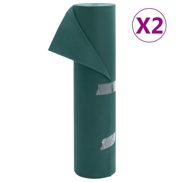 vidaXL Vliesdoek voor planten 2 rollen 70 g/m² 50x1,6 m