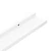 vidaXL Wandschappen 4 st 40x9x3 cm wit