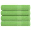 vidaXL Saunahanddoeken FROGN 4 st 80x200 cm 360 g/m&sup2; appelgroen