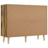 vidaXL Dressoir 90x30x72 cm bewerkt hout gerookt eikenkleurig