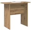 vidaXL Wandtafel Artisan Eiken 93 x 40 x 75 cm Bewerkt hout