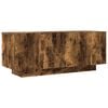 vidaXL Tv-meubel 100x35x40 cm bewerkt hout gerookt eikenkleurig