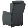 vidaXL Massagestoel met kussen Donkergrijs 93.5 x 67.5 x 101.5 cm Stof