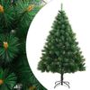 vidaXL Kunstkerstboom met scharnieren en standaard 150 cm