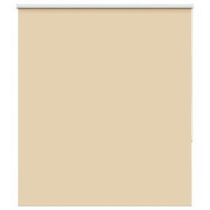vidaXL Rolgordijn verduisterend 140x130 cm stofbreedte 136,6 cm beige