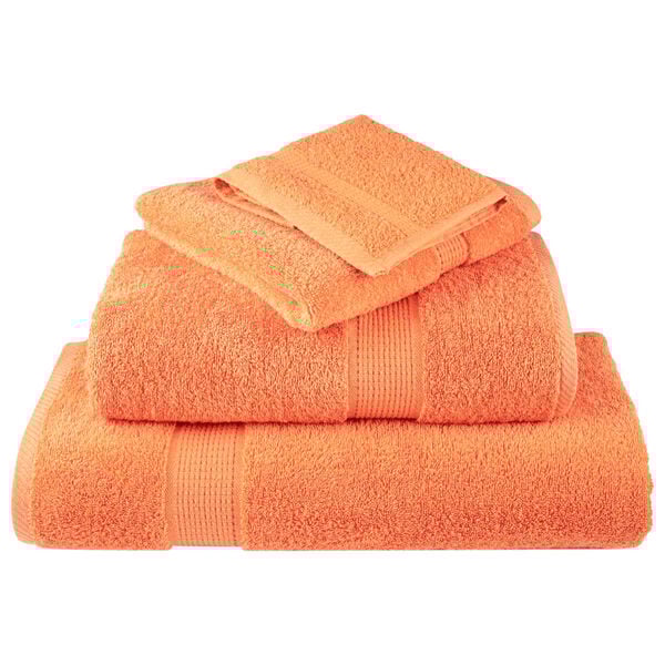vidaXL Premium washandjes SOLUND 10 stuks oranje 30x30 cm 600 g/m&sup2;