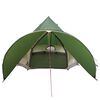 vidaXL Teepee Tent met dak Groen en Grijs 600 x 600 x 347 cm