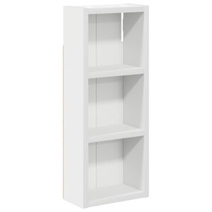 vidaXL Badkamer wandkast Wit 20 x 10 x 50 cm Geconstrueerd hout