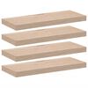 vidaXL Wandschapppen 4 st 60x23,5x4 cm bewerkt hout