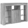 vidaXL Hoek LED TV Kast Grijs Sonoma 100x40x68cm Bewerkt hout
