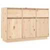 vidaXL Dressoir 111x36x75 cm massief grenenhout