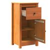vidaXL Dressoir met lade Wasbruin 39 x 34,5 x 80 cm Massief grenenhout
