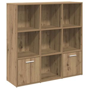 vidaXL Boekenkast 98x29x97,5 cm bewerkt hout artisanaal eikenkleur