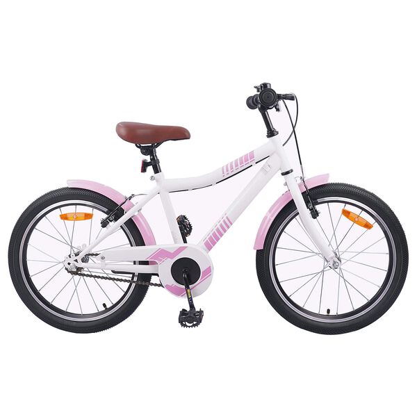 vidaXL Kinderfiets 20 Inch voor 6-11 jaar oud Lichtroze