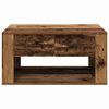 vidaXL Salontafel met lade Oud Hout 80 x 50 x 40 cm Bewerkt hout