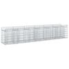 vidaXL Gabion Verhoogd Bed 2 st 300 x 50 x 60 cm Gegalvaniseerd staal